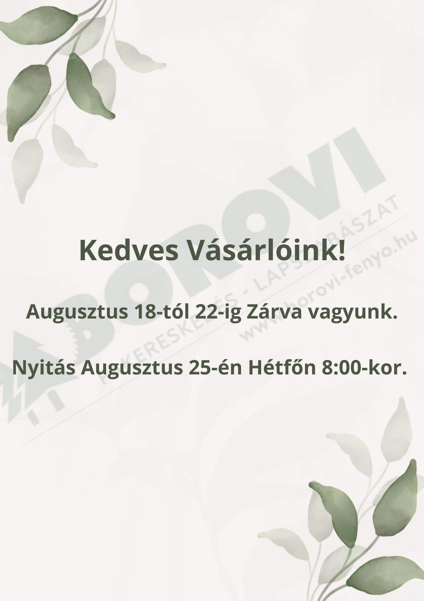 Augusztus